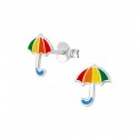Cercei din argint 925 pentru copii, model Umbrella