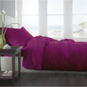 Lenjerie de pat bumbac single Fucsia