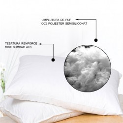 Perna pat puf siliconat antialergica 60X60 cm