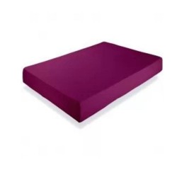 Cearceaf pat cu elastic fuscia red