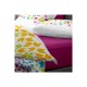 Cearceaf pat cu elastic fuscia red