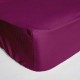 Cearceaf pat cu elastic bumbac creponat Fucsia Red