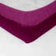 Cearceaf pat cu elastic bumbac creponat Fucsia Red