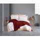 Cuvertura + Lenjerie Pat Fancy Bordo