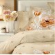 Lenjerie de pat bumbac creponat Red Garden - Single
