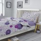 Lenjerie de pat bumbac Liliac Dots, 3 piese