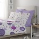 Lenjerie de pat bumbac Liliac Dots