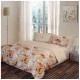Lenjerie de pat bumbac creponat Red Garden - Single
