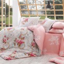 Lenjerie de pat bumbac Clementina Pink