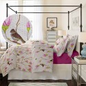 Lenjerie Pat Bumbac Creponat Magnolia Rose