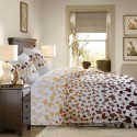 OFERTA 3 PIESE, Matisse Bej, lenjerie pat bumbac 100%