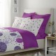 Lenjerie de pat bumbac Dots Lila  & Orkide