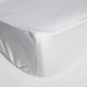 Cearsaf  crepe alb cu elastic