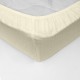 Cearsaf  crepe crem - vanilla cu elastic